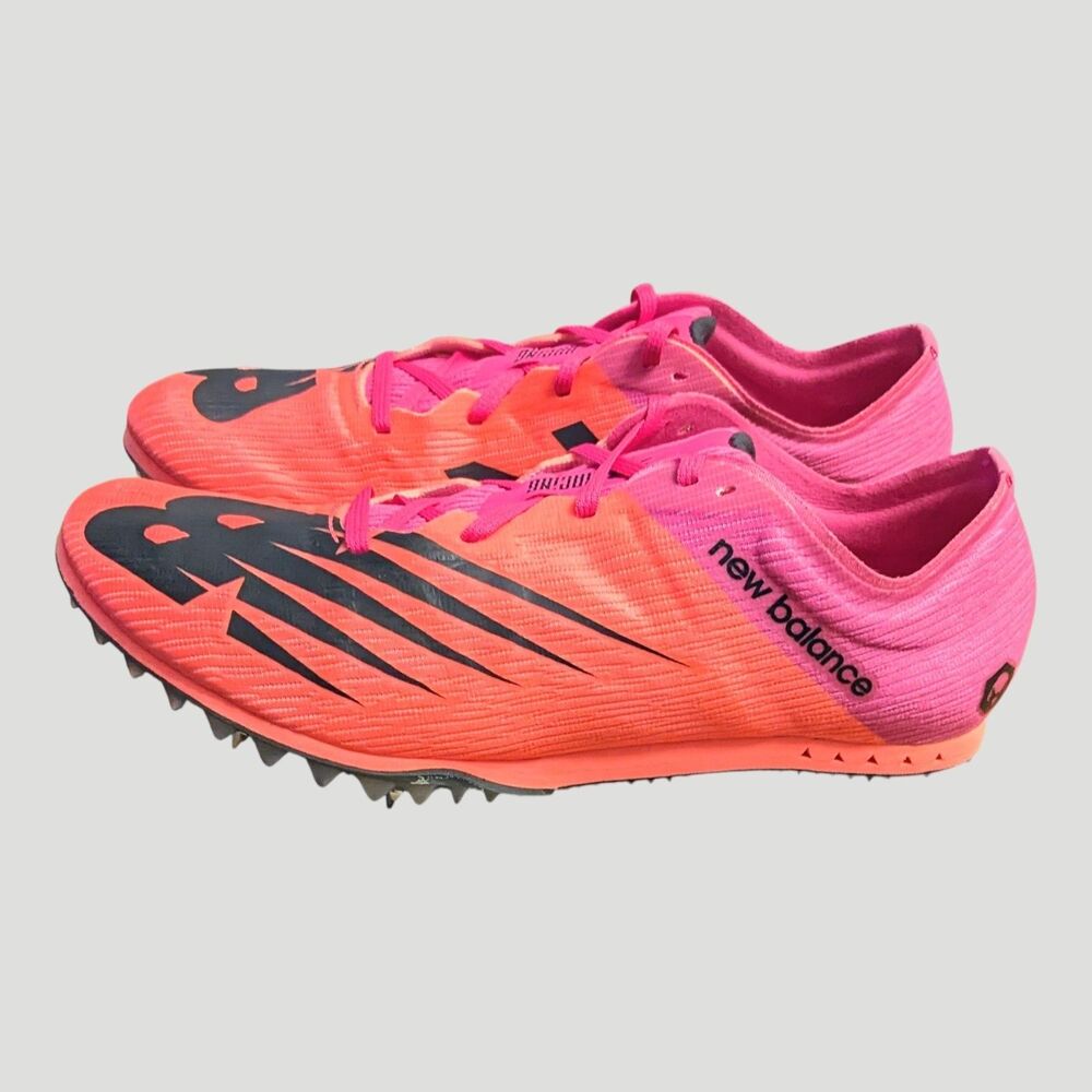 New Balance MD500v7 Track Spikes Women's 8.5 B Pink Orange Never Worn WMD500P7